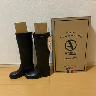 エーグル(AIGLE)の新品 AIGLE ミスジュリエットA ラバーブーツ　エーグル　noir 009(レインブーツ/長靴)