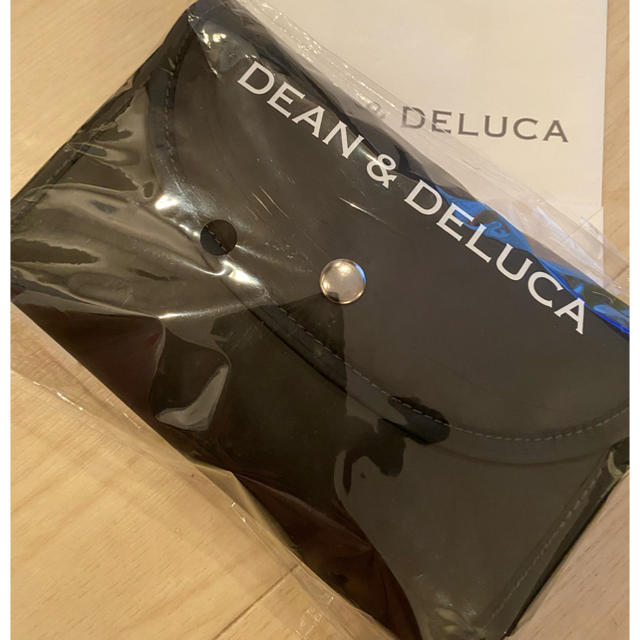 DEAN & DELUCA(ディーンアンドデルーカ)のDEAN & DELUCA ショッピングバッグ　クリアブラック  レディースのバッグ(エコバッグ)の商品写真