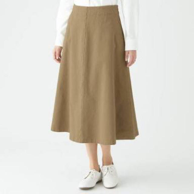 MUJI (無印良品)(ムジルシリョウヒン)の無印良品 ❤︎ チノフレアスカート レディースのスカート(ひざ丈スカート)の商品写真
