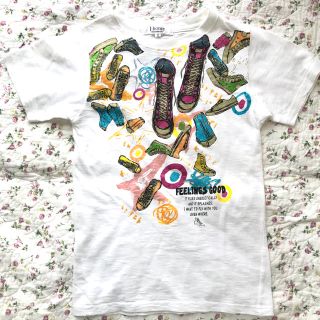 【美品】J-honey ★カラフルなシューズ柄のTシャツ(Tシャツ(半袖/袖なし))