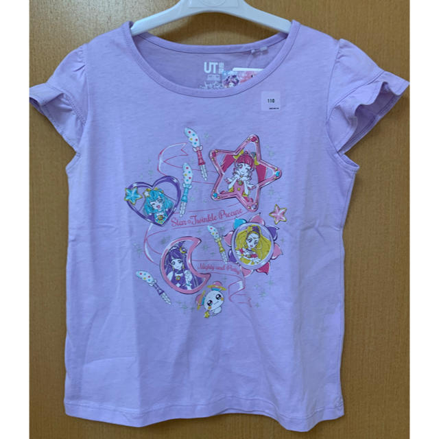 UNIQLO(ユニクロ)の新品　スタートゥインクルプリキュア   ユニクロ　Tシャツ　プリキュア   キッズ/ベビー/マタニティのキッズ服女の子用(90cm~)(Tシャツ/カットソー)の商品写真