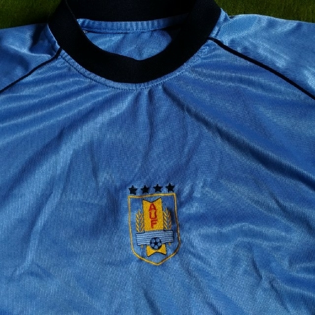 ウルグアイ半袖　Lサイズ　レプリカユニフォーム スポーツ/アウトドアのサッカー/フットサル(ウェア)の商品写真