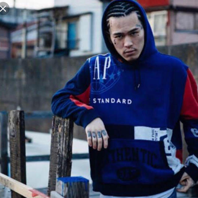 GAP - Yzerr着用 Gap スウェットパーカー ロゴミックスの通販 by GAP - Yzerr着用 Gap スウェットパーカー ロゴミックスの通販 by