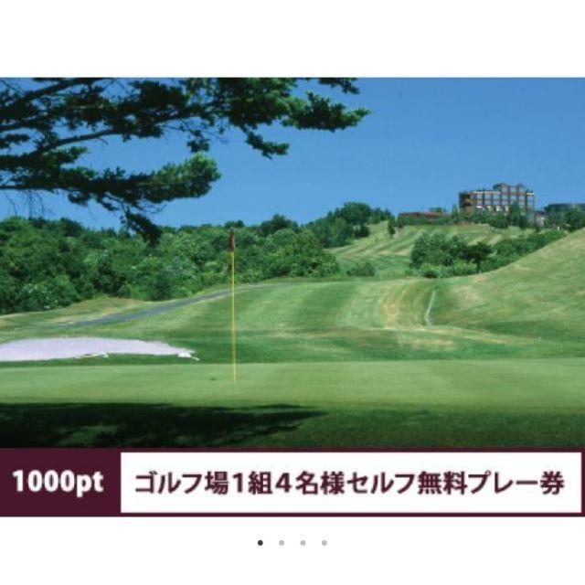 シャトレーゼグループゴルフ場 無料プレー券-