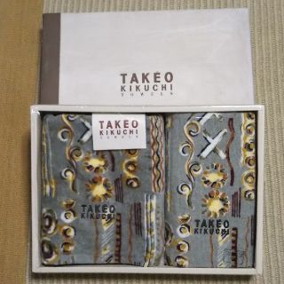 タケオキクチ(TAKEO KIKUCHI)のタオル２枚セット TAKEO KIKUCHI(タオル/バス用品)