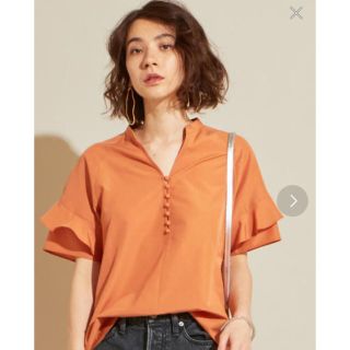 ビューティアンドユースユナイテッドアローズ(BEAUTY&YOUTH UNITED ARROWS)の【ナナ様専用】ラッフルスリーブスキッパーブラウス(シャツ/ブラウス(半袖/袖なし))