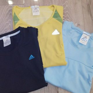 アディダス(adidas)のadidasトレーニングTシャツ × 3枚(Tシャツ(半袖/袖なし))