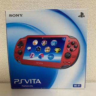 プレイステーションヴィータ(PlayStation Vita)のSONY PlayStation Vita コズミックレッド(携帯用ゲーム機本体)