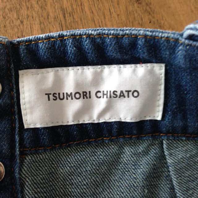 TSUMORI CHISATO(ツモリチサト)のツモリチサト デニムサロペットスカート レディースのパンツ(サロペット/オーバーオール)の商品写真