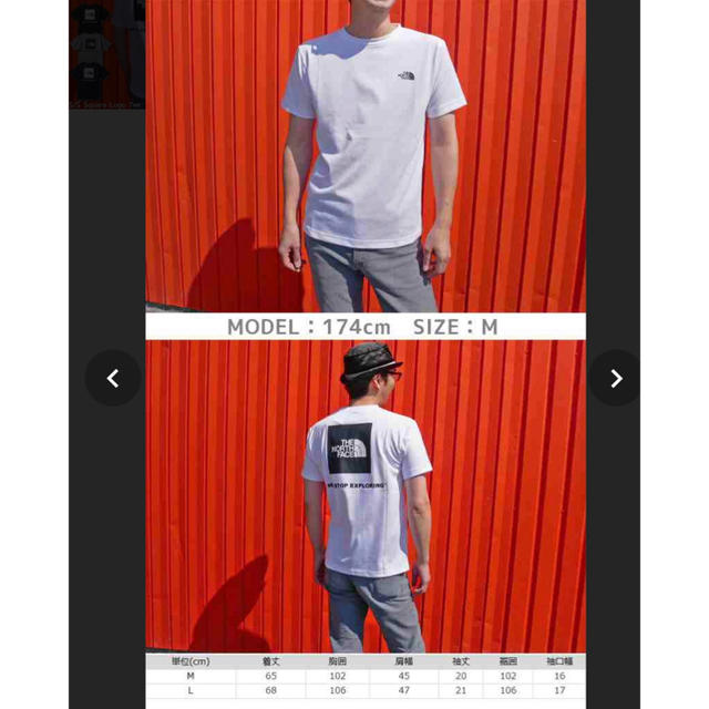 THE NORTH FACE(ザノースフェイス)のTHENORTHFACE 白Tシャツ  メンズのトップス(Tシャツ/カットソー(半袖/袖なし))の商品写真