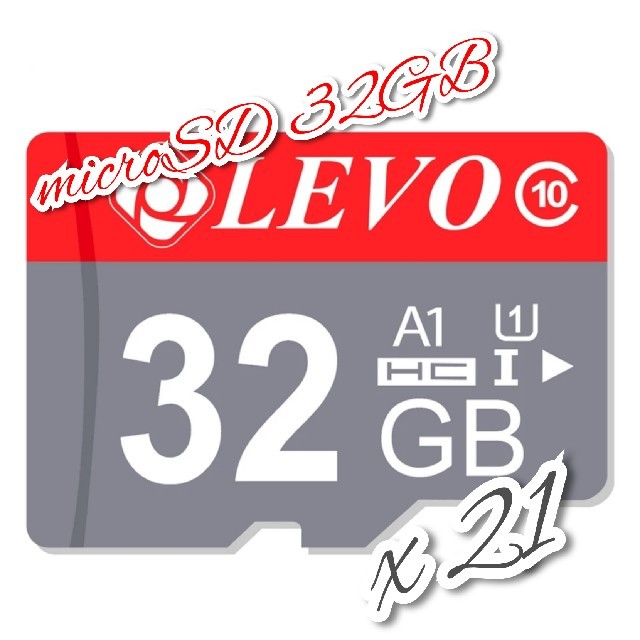 microSD カード 32GB 21枚 CLASS 10 UHS-I LVRG