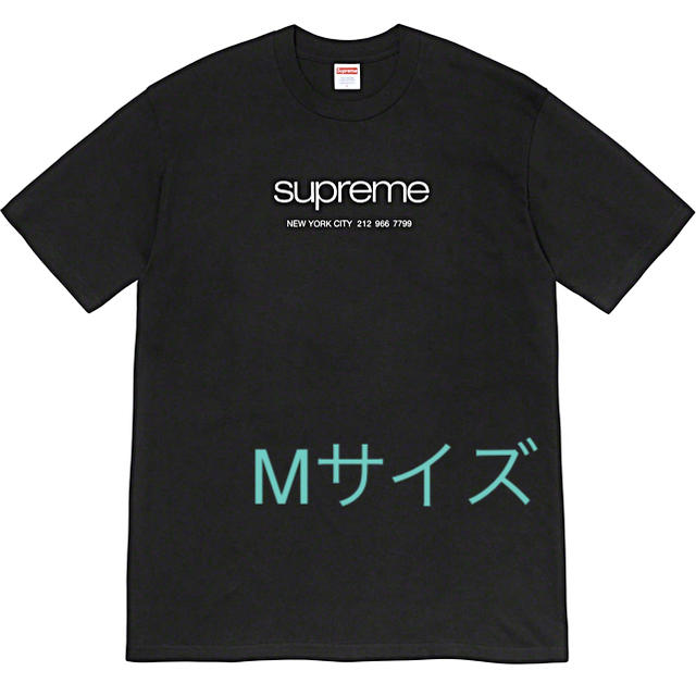 Supreme Shop Tee カラー:黒　サイズ:M【新品】