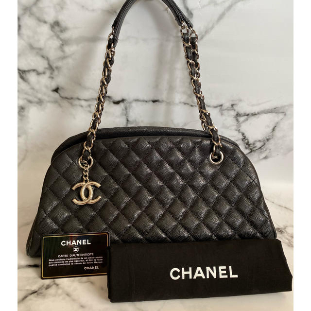 トートバッグ美品☆CHANEL シャネル マドモアゼル ボーリング バッグ