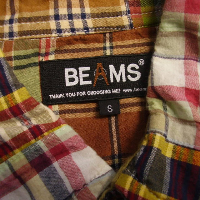 BEAMS(ビームス)のビームス　パッチワークシャツ メンズのトップス(シャツ)の商品写真