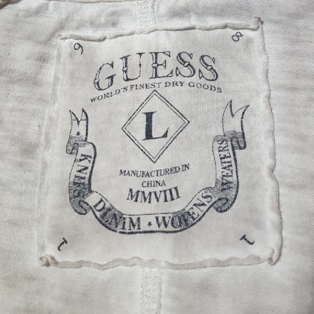 GUESS(ゲス)の古着リメイク GUESS ポロシャツ リメイク古着 ゲス ポロシャツ 古着 メンズのトップス(ポロシャツ)の商品写真