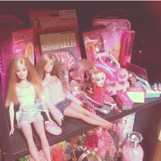 バービー(Barbie)のBarbie バービー 雑貨 ピンク (置物)