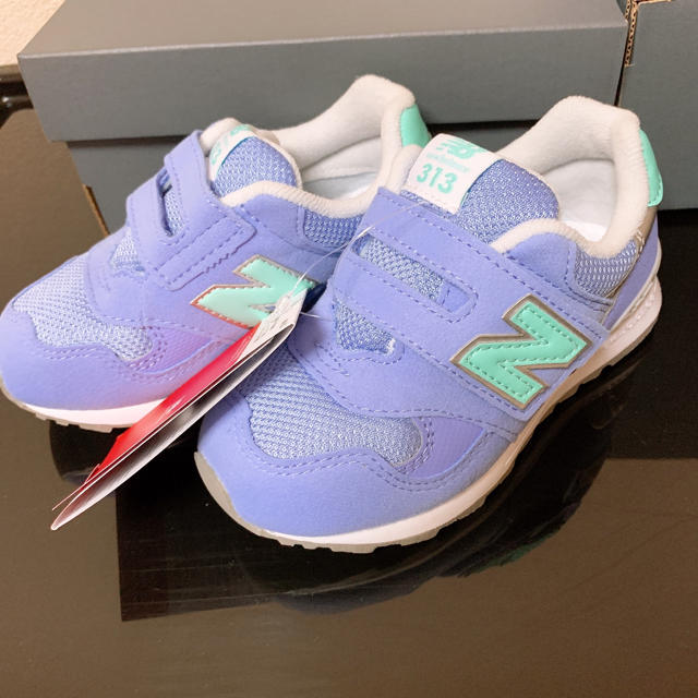 New Balance(ニューバランス)の16.5 新品 ニューバランス スニーカー 313 ライラック ミント キッズ キッズ/ベビー/マタニティのキッズ靴/シューズ(15cm~)(スニーカー)の商品写真