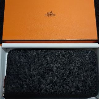 エルメス(Hermes)の【専用】HERMES★エルメス シルクイン ロング 黒(財布)