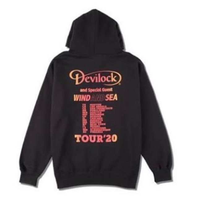 DEVILOCK(デビロック)の【XL】WIND AND SEA x DEVILOCK TOUR HOODIE  メンズのトップス(パーカー)の商品写真