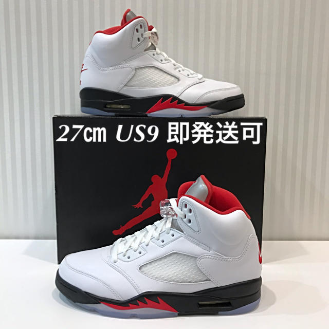 NIKE AIR JORDAN 5 RETRO FireRed 27㎝