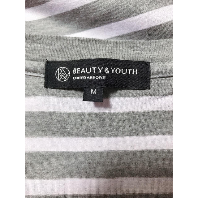 BEAUTY&YOUTH UNITED ARROWS(ビューティアンドユースユナイテッドアローズ)のBEAUTY&YOUTH UNITED ARROWS ボーダーVネックTシャツ メンズのトップス(Tシャツ/カットソー(半袖/袖なし))の商品写真