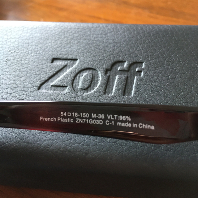 Zoff(ゾフ)のZoff ＵＶ　クリアサングラス　ＵＶカット レディースのファッション小物(サングラス/メガネ)の商品写真