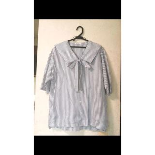 ミルクボーイ(MILKBOY)のmilkboy sailor ribbon shirts セーラーシャツ リボン(シャツ/ブラウス(半袖/袖なし))