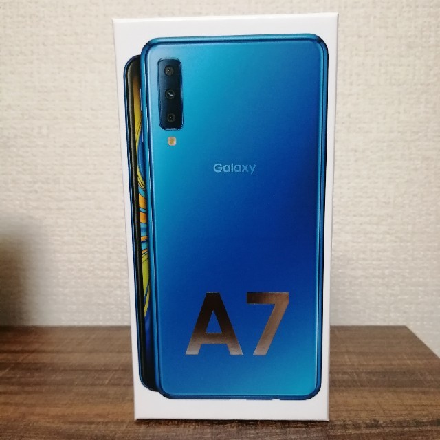 新品未開封  Galaxy A7 ブルー 64GB SIMフリー