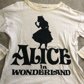 ディズニー(Disney)のディズニー Tシャツ　カットソー　ALICE アリス　長袖(カットソー(長袖/七分))