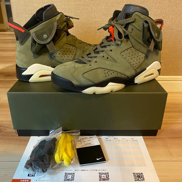 メンズTRAVIS SCOTT × NIKE AIR JORDAN 6