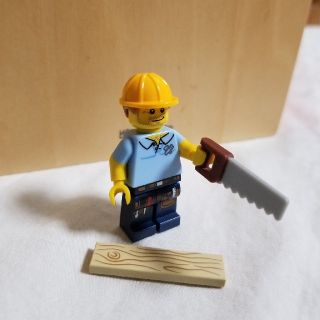 レゴ(Lego)のレゴ　ミニフィグ　大工さん(キャラクターグッズ)