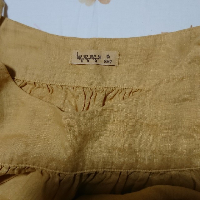 SM2(サマンサモスモス)のSM2   リネン ジャンパースカート レディースのワンピース(ロングワンピース/マキシワンピース)の商品写真