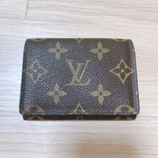 ルイヴィトン(LOUIS VUITTON)のルイヴィトン  カードケース　モノグラム(名刺入れ/定期入れ)