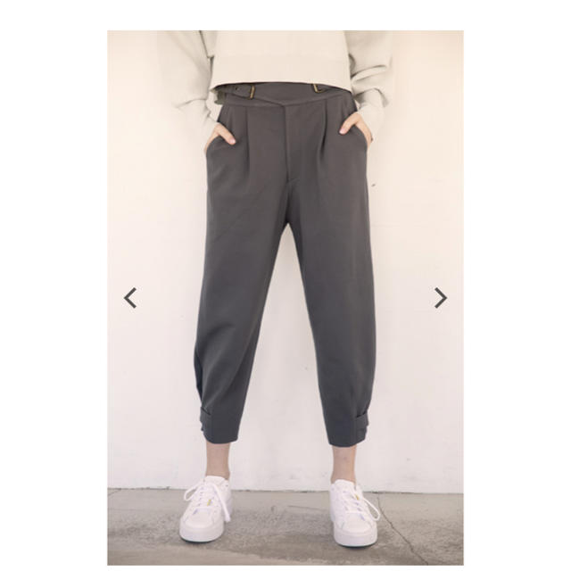 ALEXIA STAM(アリシアスタン)のALEXIA STAM Double Belted Pants Charcoal レディースのパンツ(カジュアルパンツ)の商品写真