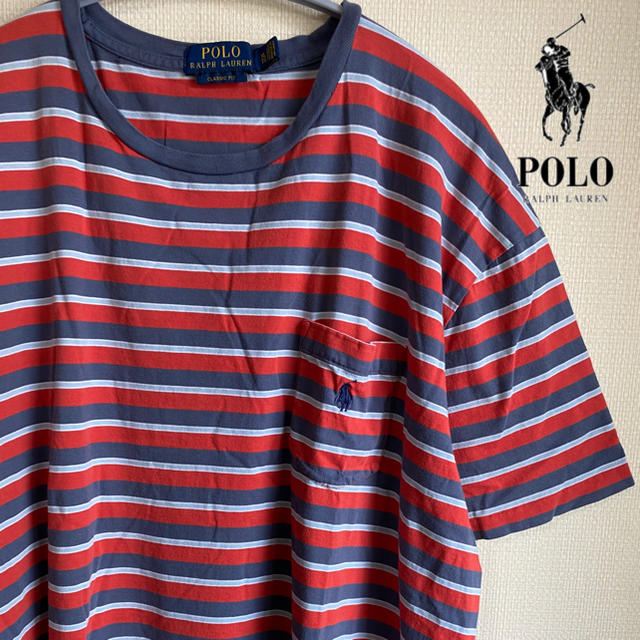 POLO RALPH LAUREN(ポロラルフローレン)の90s ポロ POLO ポロラルフローレン Tシャツ 古着 メンズのトップス(Tシャツ/カットソー(半袖/袖なし))の商品写真