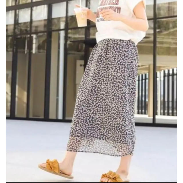 WEGO(ウィゴー)のWEGO シアーパターンロングスカート レディースのスカート(ロングスカート)の商品写真