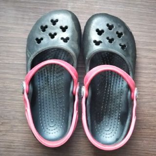 クロックス(crocs)の【ミッキー　クロックス】キッズ　１７．５センチ キッズ(サンダル)