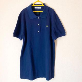 ラコステ(LACOSTE)の新品未使用　タグ付き　ラコステ  ネイビー　ポロシャツ　38(ポロシャツ)