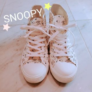 スヌーピー(SNOOPY)の♡美品! スヌーピー のハイカットスニーカー♡(スニーカー)