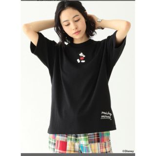 ビームス　チャンピオン　ミッキーコラボ　tシャツ  ベースボールシャツ