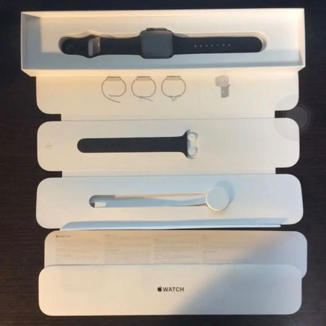 スマートフォン/携帯電話APPLE WATCH 3 スペースグレイ