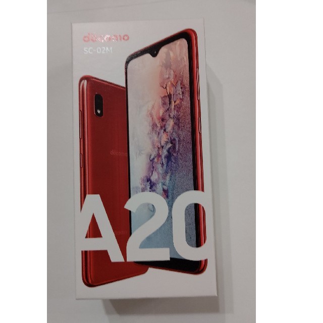 ≪期間限定値下げ～６月末≫新品 ドコモ 白ロム Galaxy A20 RED