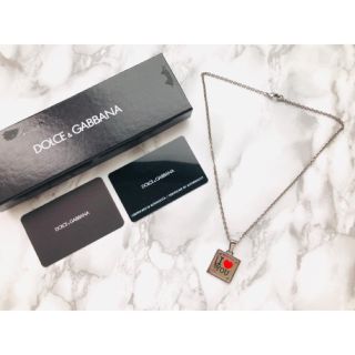 ドルチェアンドガッバーナ(DOLCE&GABBANA)の【新品】ドルチェアンドガッパーナネックレス修理ありハート箱付き(ネックレス)