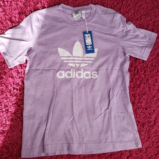 アディダス(adidas)のadidas新品シャツパープル(Tシャツ(半袖/袖なし))