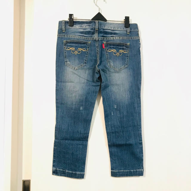 iiMK(アイアイエムケー)の✨美品✨【iimk】デニムパンツ クロップド ストレッチ レディースのパンツ(デニム/ジーンズ)の商品写真