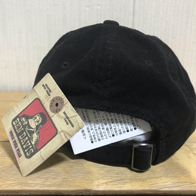 BEN DAVIS(ベンデイビス)の新品未使用　BENDAVIS / ベンデイビス　ロー CAP ブラック　送料無料 メンズの帽子(キャップ)の商品写真