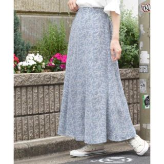 ダブルクローゼット(w closet)のダブルクローゼット 花柄マーメイドスカート(ロングスカート)