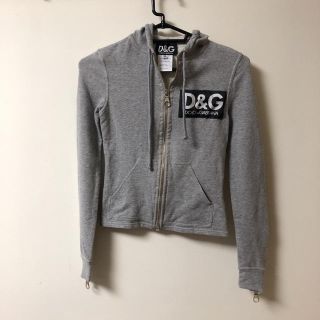 DOLCE&GABBANA - ドルチェ&ガッバーナ フードジップパーカー ロゴの ...