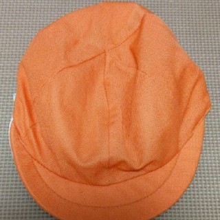 カラー帽子 オレンジ色(帽子)