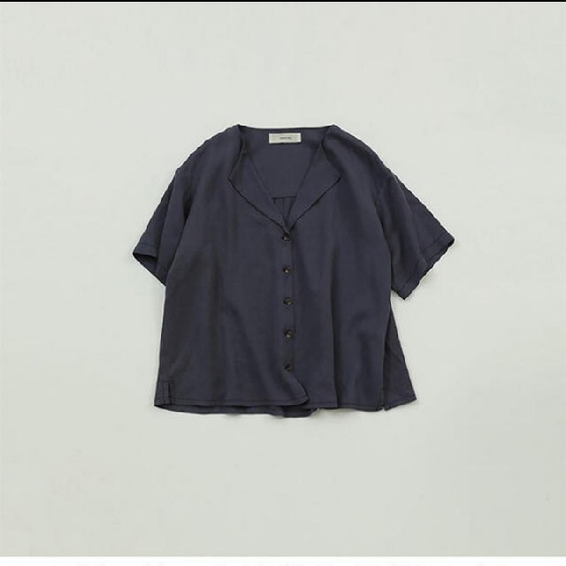 TODAYFUL(トゥデイフル)のTODAYFUL   Collarless Rough Shirts レディースのトップス(シャツ/ブラウス(半袖/袖なし))の商品写真